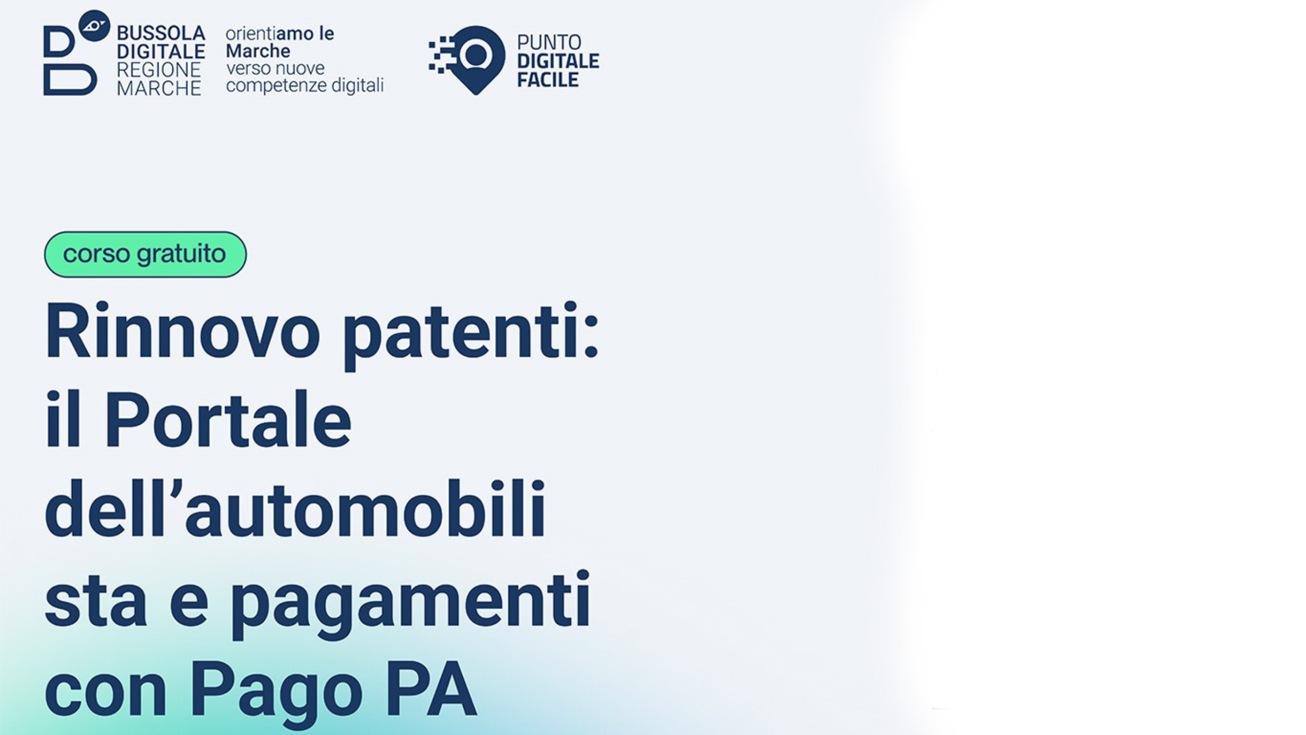 Rinnovo patenti: il Locandina evento 